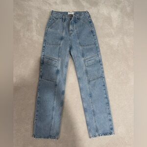 Agolde Light Blue Straight Leg Jeans